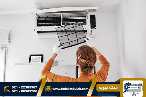سرویس پنل داخلی کولر گازی