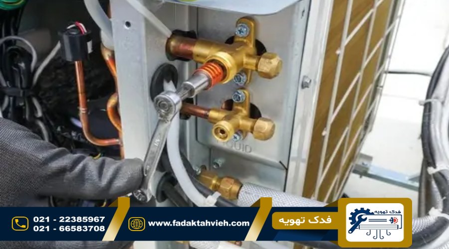 تعویض لوله مسی کولر گازی