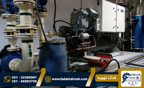 اسیدشویی چیلر تراکمی
